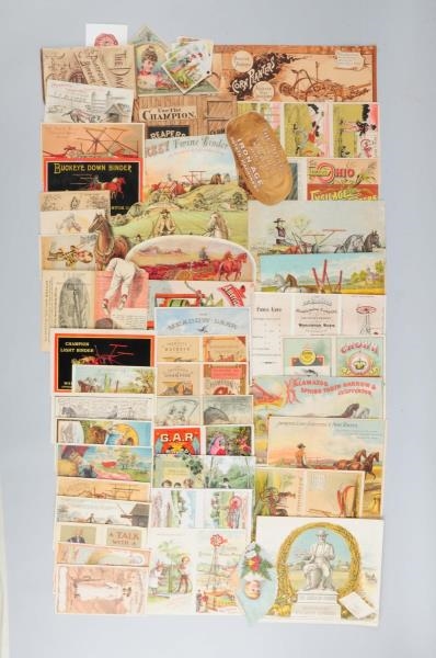 LOT OF 20+: AGRICULTURE RELATED BROCHURES & CARDS.