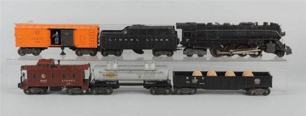 LOT OF 6: LIONEL NO. 726 RR & FREIGHT CARS.       