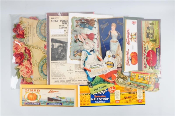 LOT OF 10:  GENERAL ADVERTISING PIECES.           