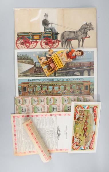 LOT OF 7:  EARLY AGRICULTURE ADVERTISING PIECES.  