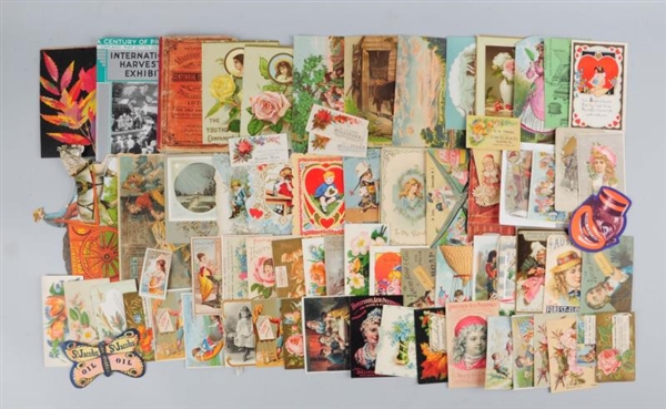 LOT OF 30+:  GENERAL ADVERTISING TRADE CARDS.     