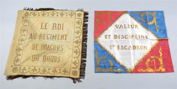 LOT OF 2:   FRENCH FLAGS.                         