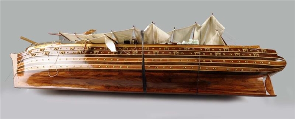 MODEL SHIP OF THE NAPOLEON.                       