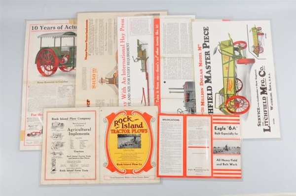 LOT OF 7:  EARLY AGRICULTURE RELATED BROCHURES.   