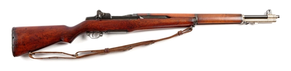 (C) US SPRINGFIELD M1 GARAND SEMI-AUTOMATIC RIFLE.