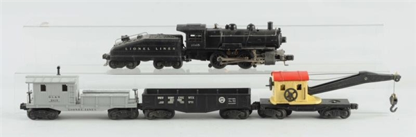 LIONEL 1407 B SET WITH FREIGHTS.                  