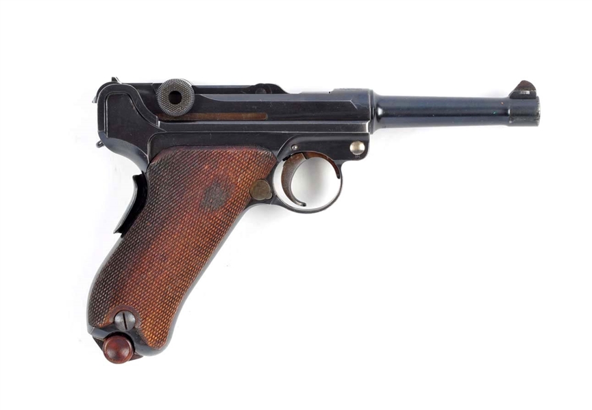 (C) 1906 AMERICAN EAGLE LUGER (4" BARREL).        