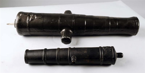 LOT OF 2: REPRODUCTION CANNONS.                   