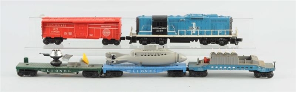LOT OF 5: LIONEL NO.2359 BOSTON & MAINE & FREIGHTS