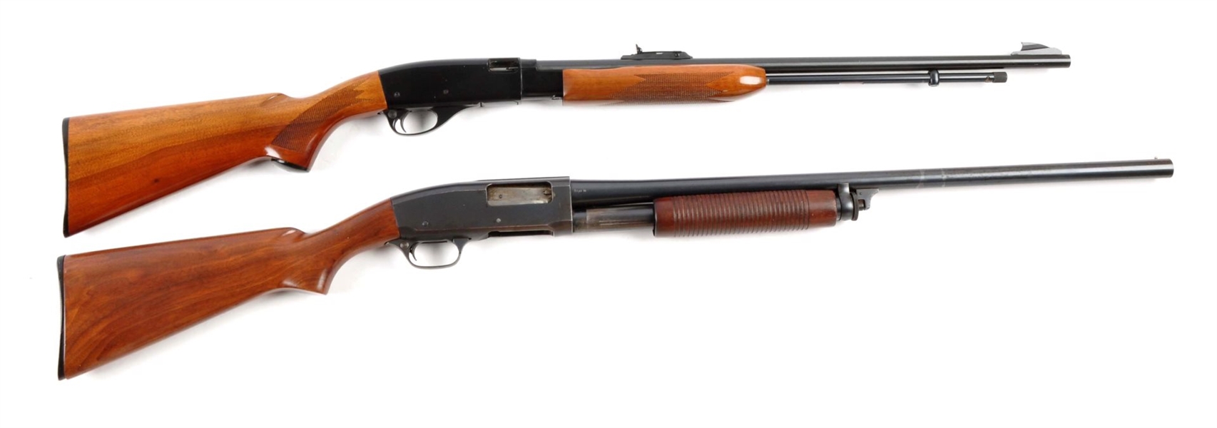 (C) PAIR OF REMINGTON PUMP ACTION FIREARMS.       