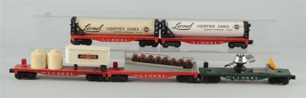 LOT OF 5: LIONEL ROLLING STOCK.                   