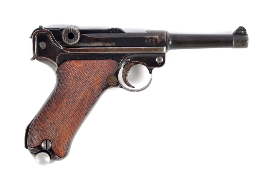 (C) 1914 DWM MILITARY LUGER.                      