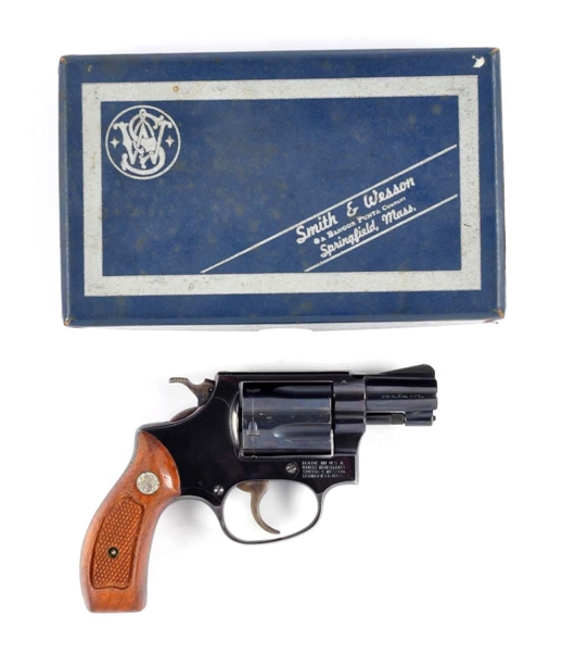 (C) BOXED S&W MODEL 36 REVOLVER.                  