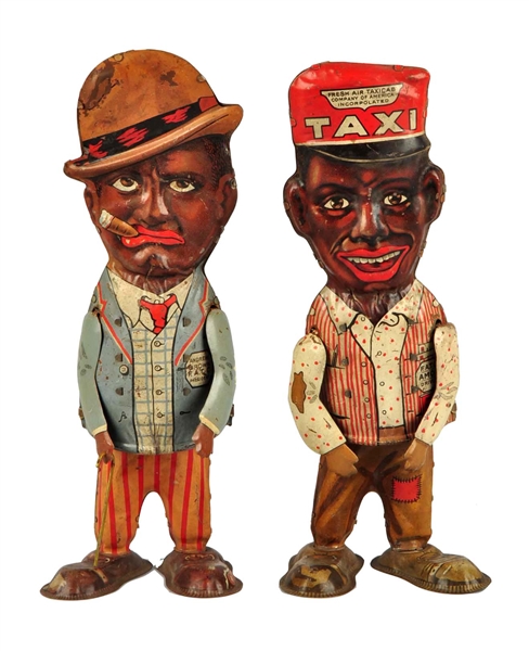 LOT OF 2: MARX AMOS N ANDY TIN LITHO WIND-UP TOYS.