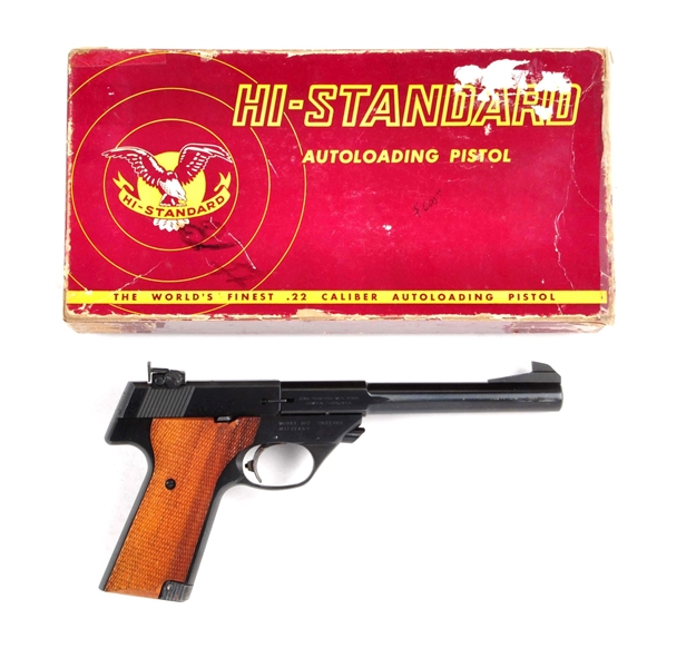 (M) BOXED HIGH STANDARD SUPERMATIC TOURN. PISTOL. 