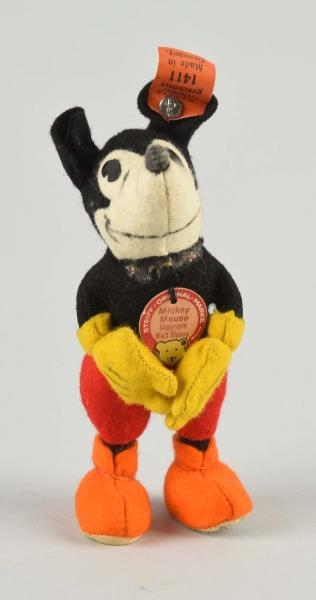 GERMAN DISNEY STEIFF MICKEY MOUSE WITH IDS.      