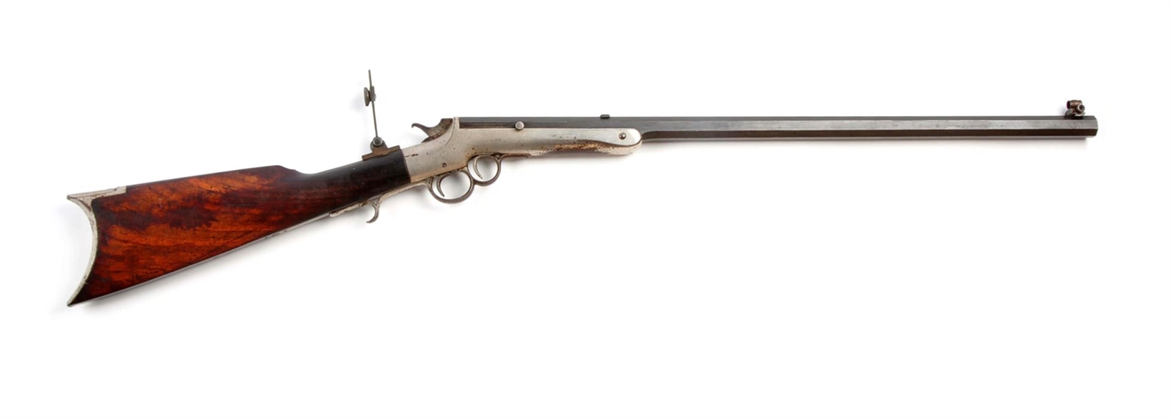 (A) FRANK WESSON 2 TRIGGER SINGLE SHOT RIFLE.     