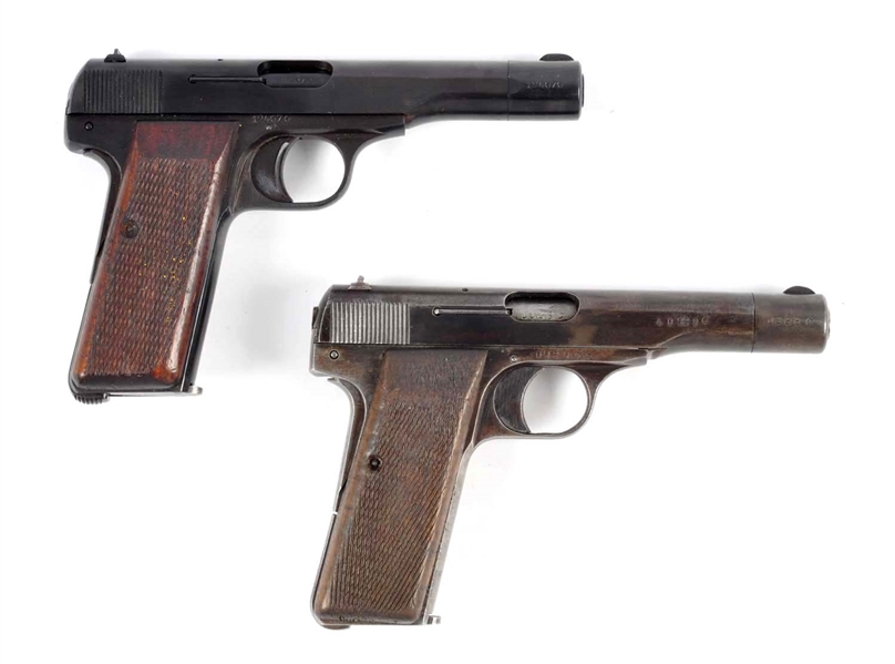 (C) LOT OF 2: NAZI MARKED BROWNING PISTOLS        