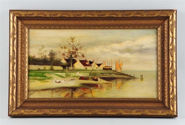 EARLY 20TH CENTURY OIL ON CANVAS.                 