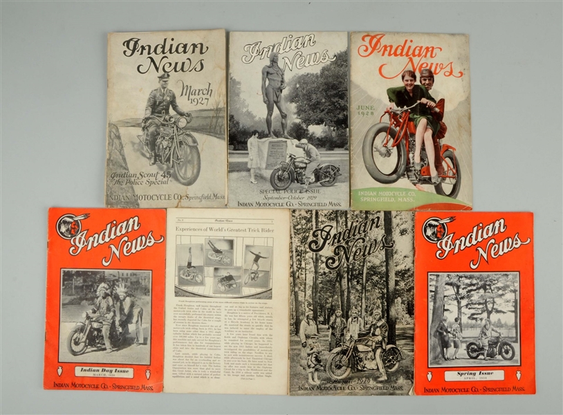 LOT OF 7: 1920-30’S INDIAN NEWS MAGAZINES.        