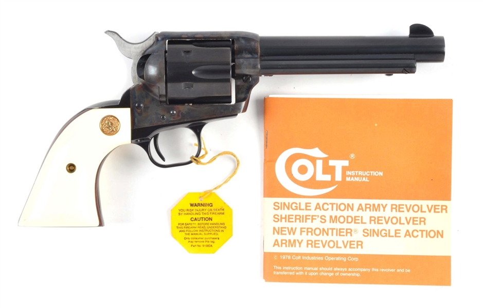 (M) AS NEW COLT S.A.A. REVOLVER.                  