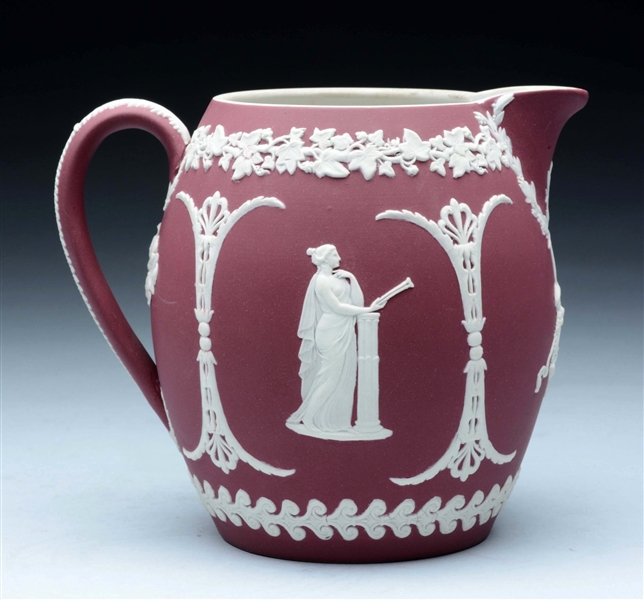 WEDGWOOD RED PITCHER.                             