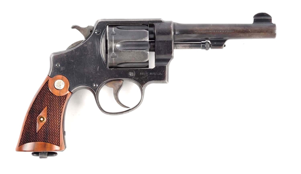 (C) S&W .44 HAND EJECTOR 2ND MODEL REVOLVER.      