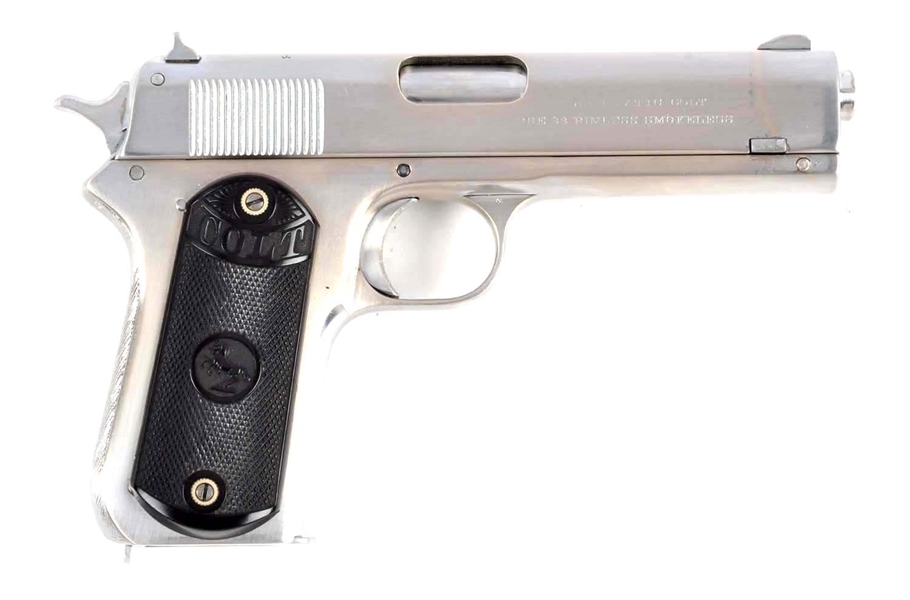 (C) COLT MODEL 1903 POCKET HAMMER PISTOL.         