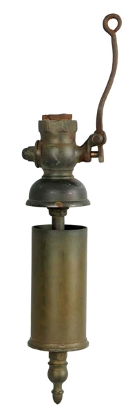 EARLY BRASS RAILROAD STEAM WHISTLE.               