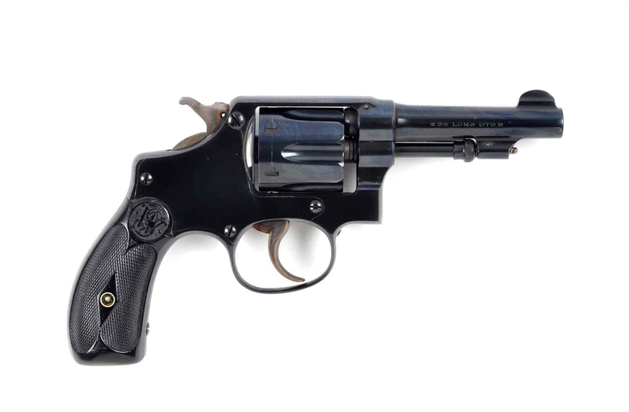 (C) S&W .32 HAND EJECTOR 3RD MODEL REVOLVER.      