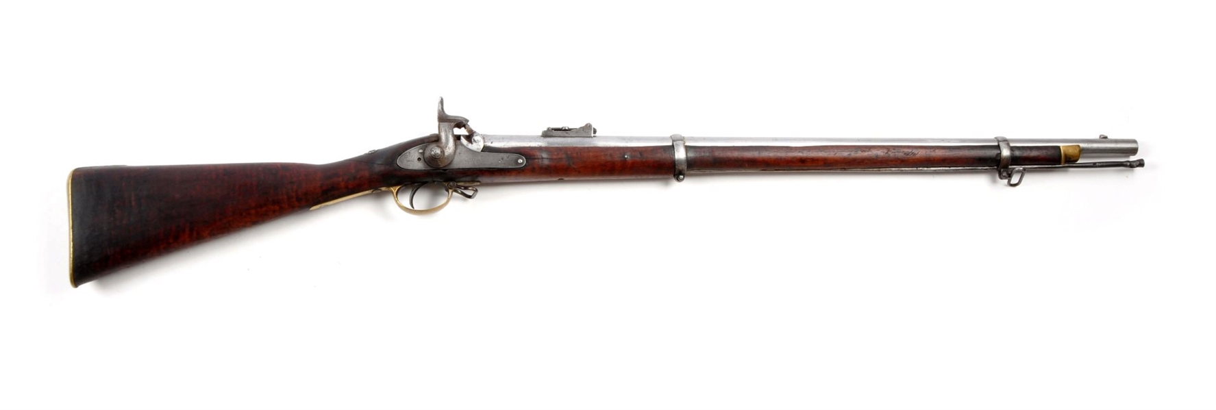 (A) MODEL 1853 ENFIELD SHORT MUSKET DATED 1859.   