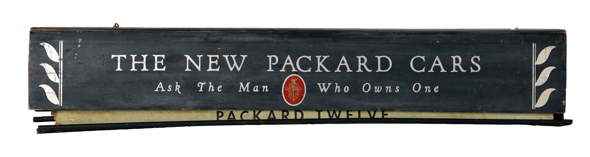THE NEW PACKARD CARS ROLL DOWN BANNER SIGN.                                                  