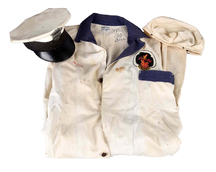 PACKARD SERVICE SMOCK W/ UNION CAB HAT.