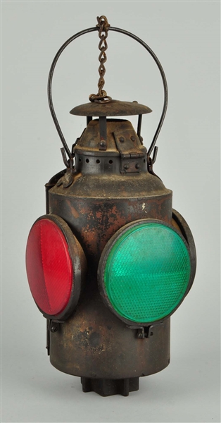 LARGE RAILROAD LANTERN.