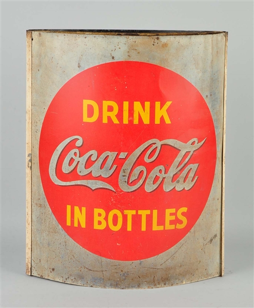 TWO SIDED COCA-COLA SIGN.