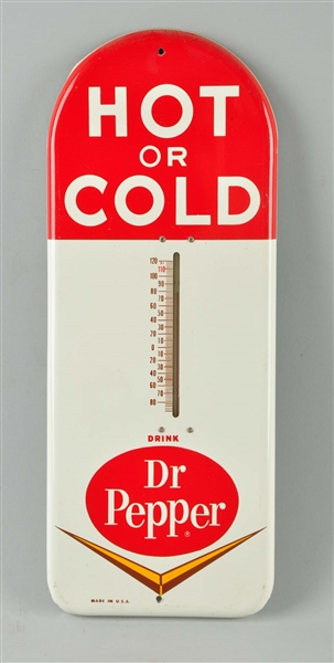 DR. PEPPER TIN THERMOMETER.