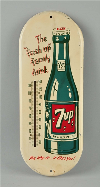 TIN 7UP THERMOMETER