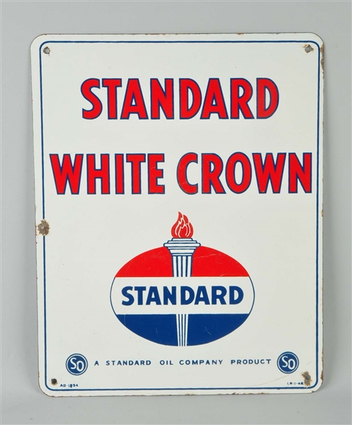 STANDARD WHITE CROWN OIL SIGN.