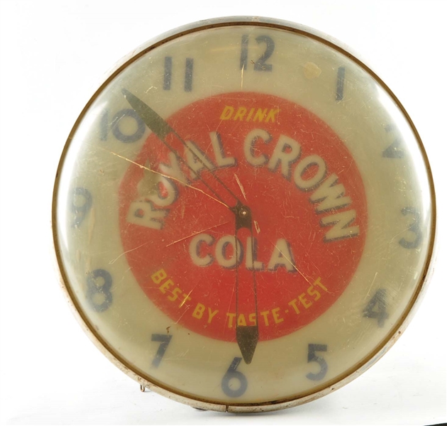 ROYAL CROWN COLA WALL CLOCK.