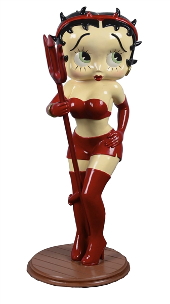 BETTY BOOP DEVIL FIGURAL STATUE