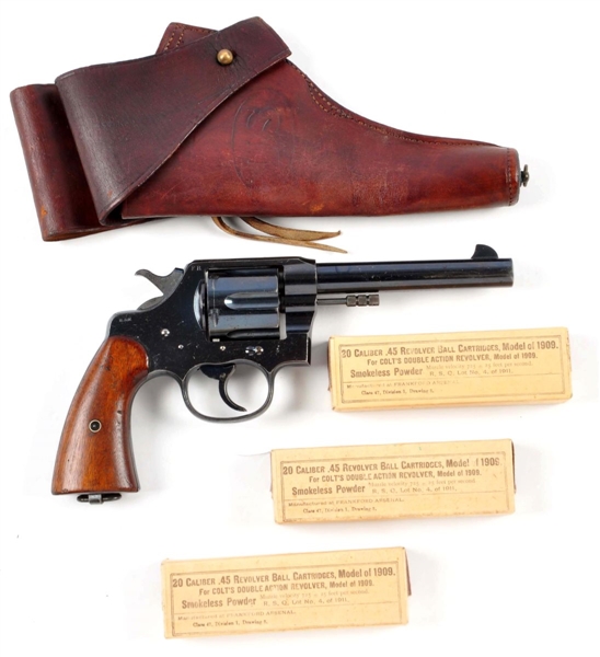 (C) EXCEPTIONAL COLT MODEL 1909 U.S. REVOLVER.    