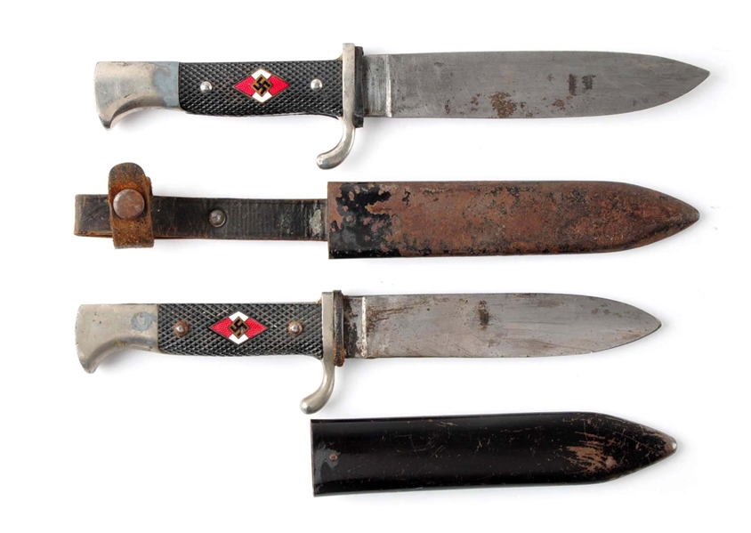 LOT 2: HITLER YOUTH DAGGERS.                      