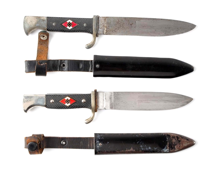 LOT 2: HITLER YOUTH DAGGERS.                      