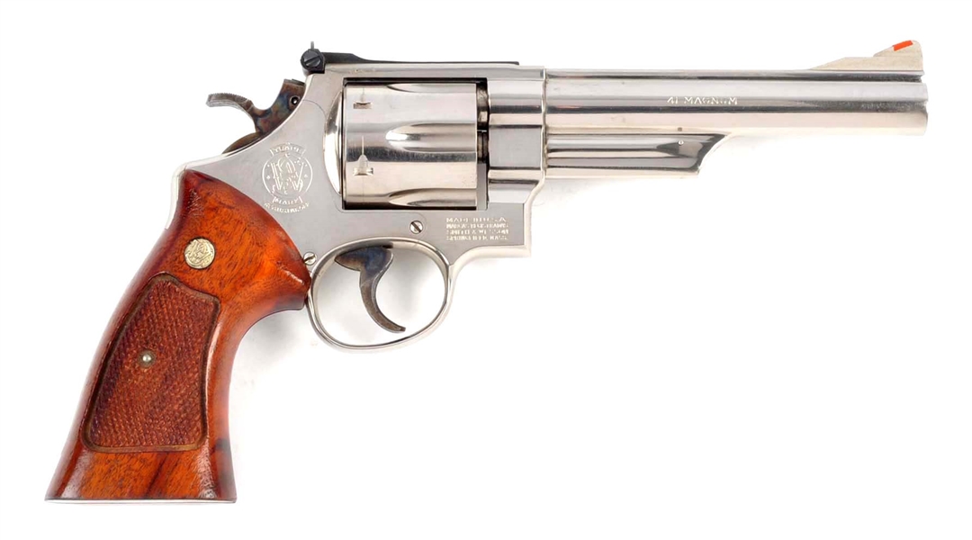 (M) S&W MODEL 57 DOUBLE ACTION REVOLVER.          