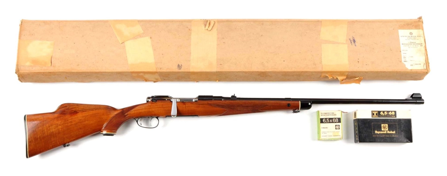 (C) N.I.B. MANNLICHER SCHOENAUER MODEL MC RIFLE.  