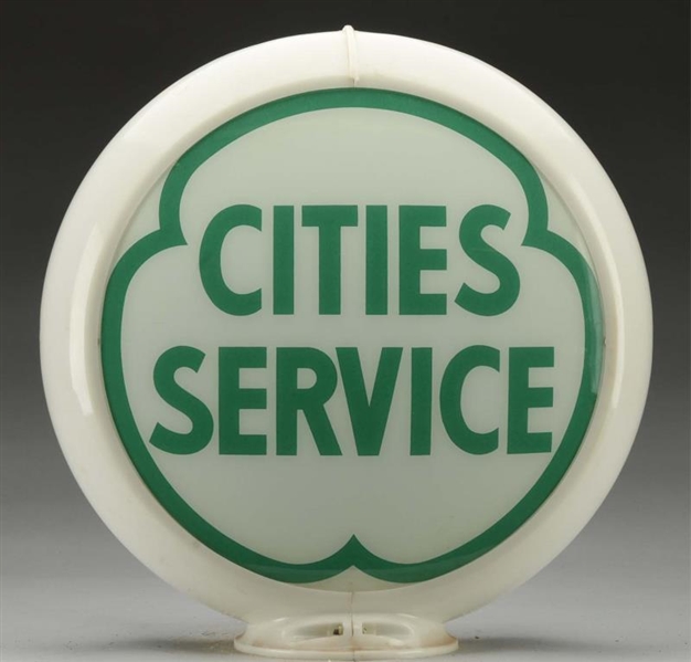 CITIES SERVICE 13-1/2" GLOBE LENSES.              