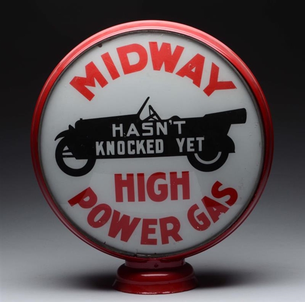 MIDWAY HIGH POWER GAS 15" SINGLE GLOBE LENS.      