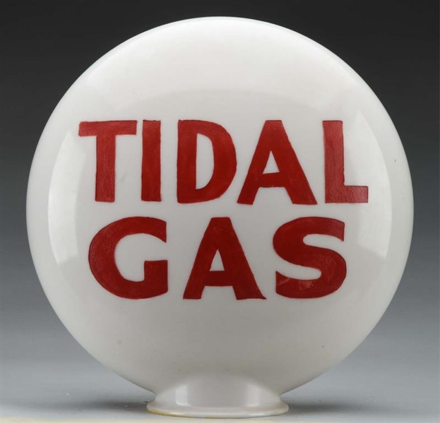 TIDAL GAS OPE MILKGLASS GLOBE BODY.               
