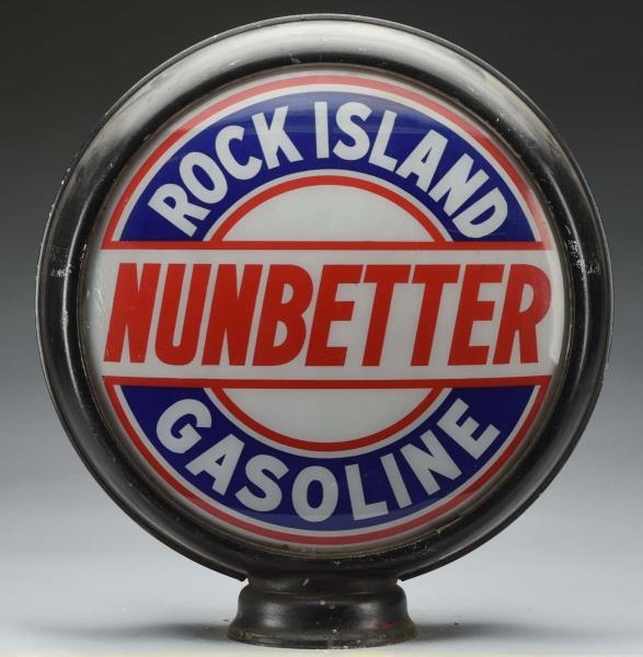 ROCK ISLAND NUNBETTER GAS 15" GLOBE LENSES.       