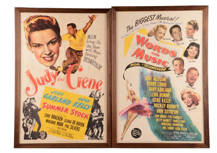 LOT OF 2: MGM MOVIE POSTERS.                      